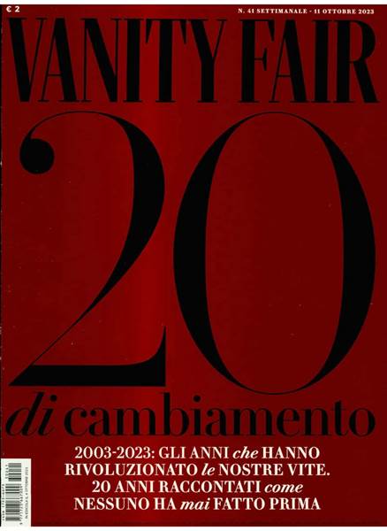 Vanity Fair Italia 03/11/2020 Cover (Vanity Fair Italia)